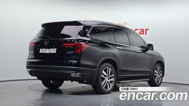HONDA PILOT 2017 — 43 152 км, чёрный, Корея — под ключ — фото 2