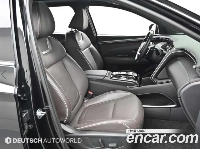 HYUNDAI TUCSON HYBRID 2021 — 112 470 км, чёрный, Корея — под ключ — фото 10