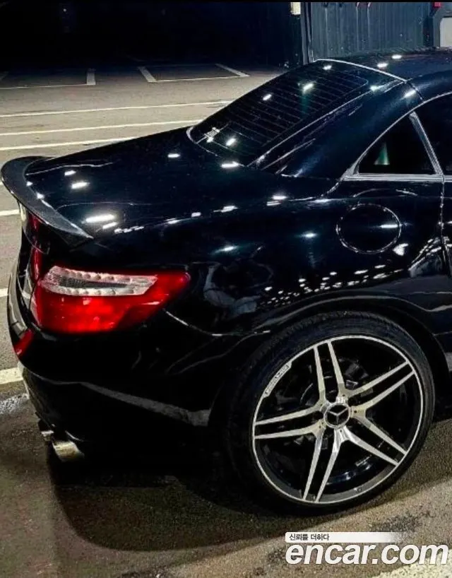 MERCEDES-BENZ SLK-CLASS 2012 — 172 000 км, чёрный, Корея — под ключ — фото 2