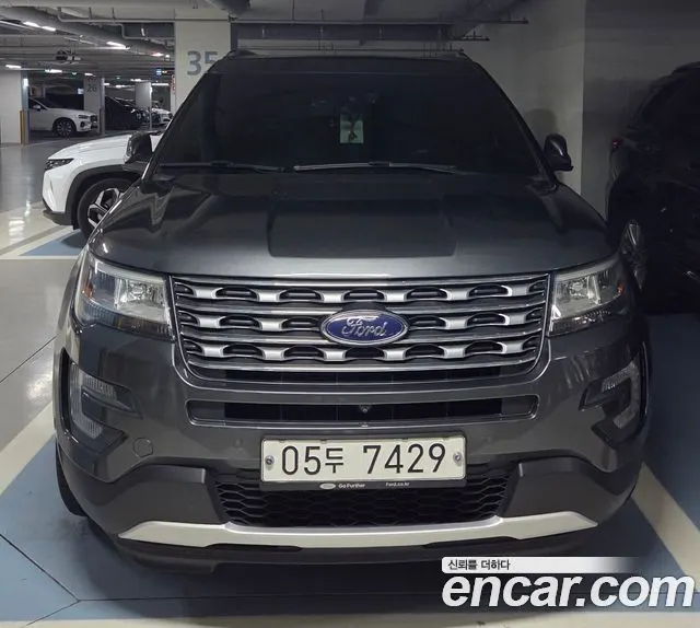 FORD EXPLORER 2017 — 155 000 км, серый, Корея — под ключ — фото 3