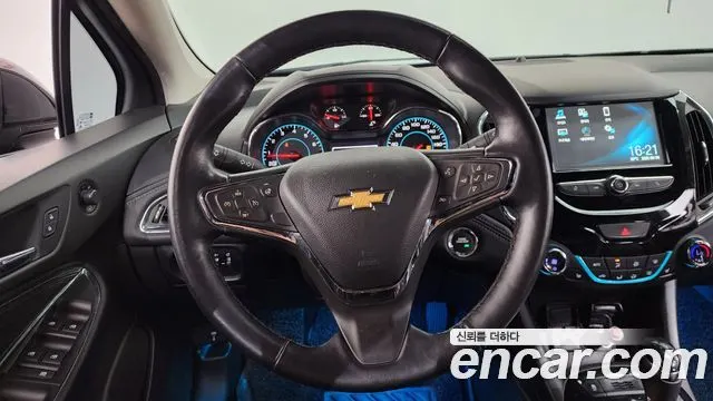 CHEVROLET CRUZE 2017 — 93 675 км, чёрный, Корея — под ключ — фото 12
