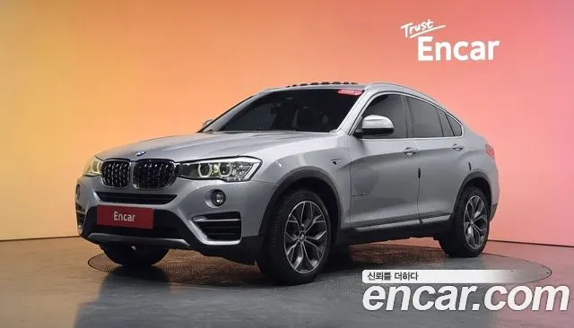 BMW X4 2015 — 166 928 км, серебристый, Корея — под ключ — фото 2