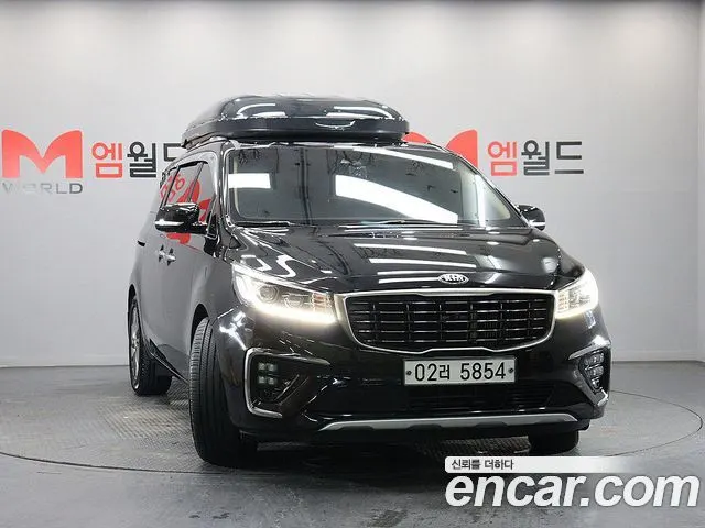 KIA CARNIVAL 2019 — 112 374 км, чёрный, Корея — под ключ — фото 2