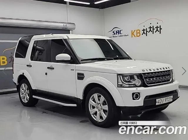LAND ROVER DISCOVERY 4 2015 — 135 470 км, белый, Корея — под ключ — фото 4