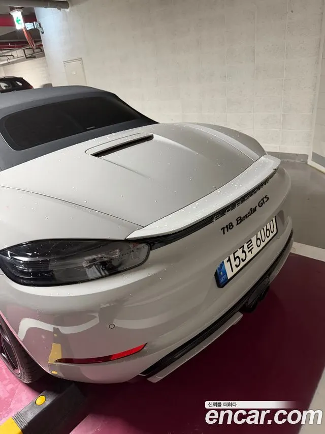 PORSCHE 718 BOXSTER 2020 — 42 000 км, серебристо-серый, Корея — под ключ — фото 2