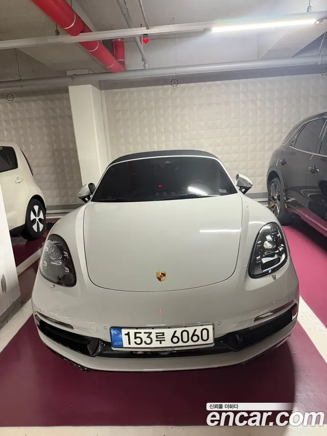 PORSCHE 718 BOXSTER 2020 — 42 000 км, серебристо-серый, Корея — под ключ — фото 3