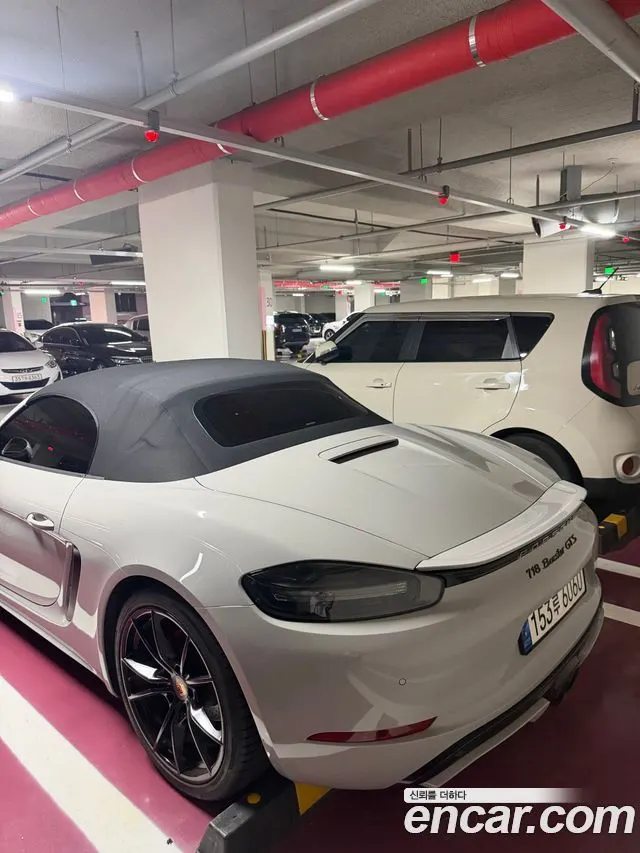 PORSCHE 718 BOXSTER 2020 — 42 000 км, серебристо-серый, Корея — под ключ — фото 4