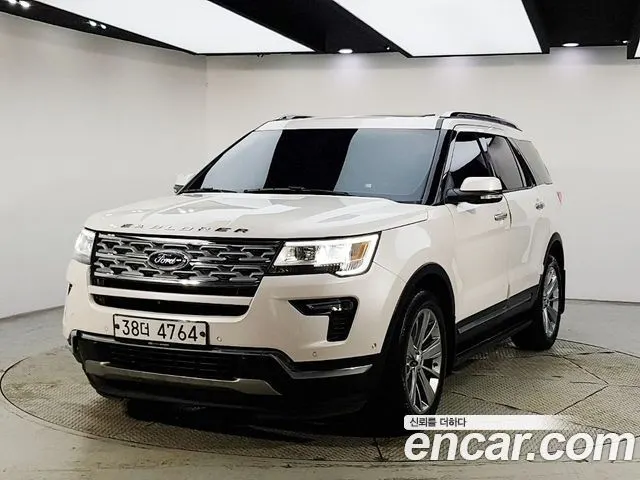FORD EXPLORER 2018 — 127 239 км, белый, Корея — под ключ — фото 12