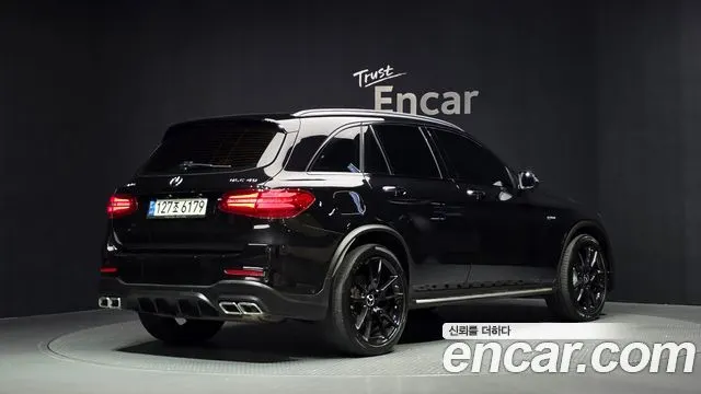 MERCEDES-BENZ GLC-CLASS X253 2018 — 124 008 км, чёрный, Корея — под ключ — фото 2
