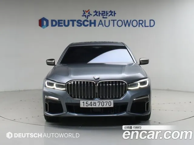 BMW 7 SERIES 2021 — 29 000 км, серебристо-серый, Корея — под ключ — фото 8