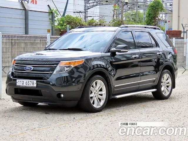 FORD EXPLORER 2015 — 144 180 км, чёрный, Корея — под ключ — фото 3