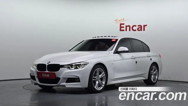 BMW 3 SERIES 2017 — 132 500 км, белый, Корея — под ключ — фото 1
