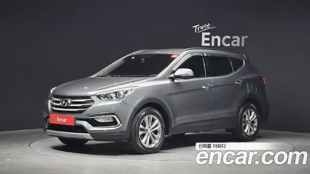 HYUNDAI SANTA FE 2016 — 159 274 км, серый, Корея — под ключ — фото 1