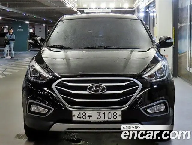 HYUNDAI TUCSON 2014 — 104 679 км, чёрный, Корея — под ключ — фото 2