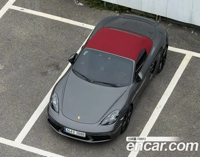 PORSCHE 718 BOXSTER 2019 — 68 000 км, серый, Корея — под ключ — фото 3