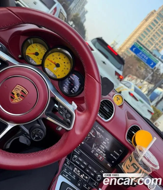 PORSCHE 718 BOXSTER 2019 — 68 000 км, серый, Корея — под ключ — фото 5