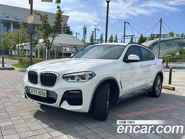 BMW X4 2021 — 71 431 км, белый, Корея — под ключ — фото 2