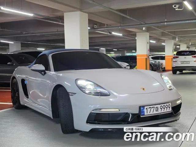 PORSCHE 718 BOXSTER 2018 — 84 000 км, белый, Корея — под ключ — фото 2