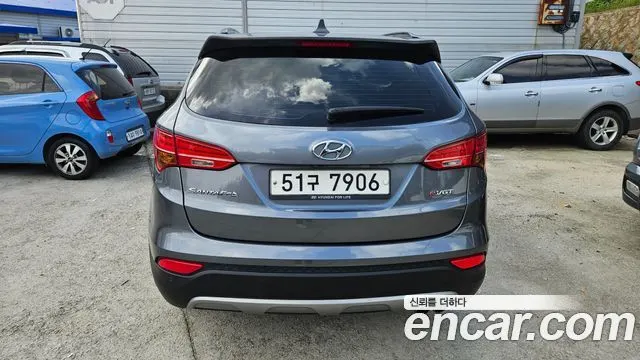 HYUNDAI SANTA FE 2015 — 168 279 км, серебристо-серый, Корея — под ключ — фото 4