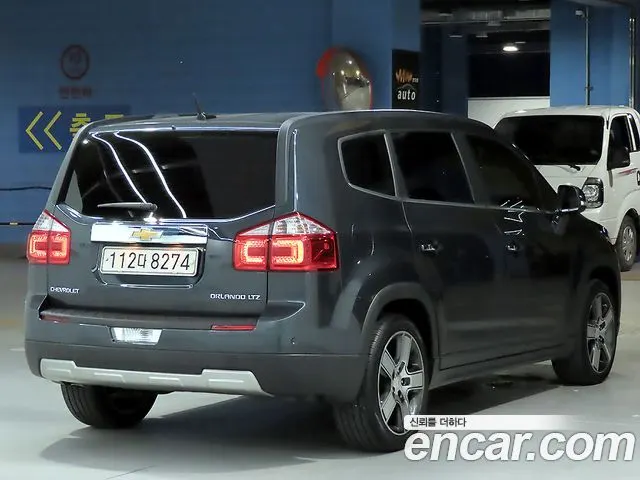 CHEVROLET ORLANDO 2017 — 121 502 км, тёмно-зелёный, Корея — под ключ — фото 2