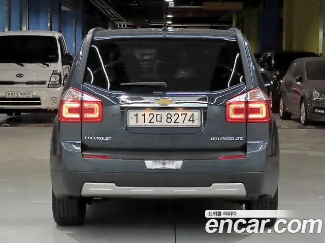 CHEVROLET ORLANDO 2017 — 121 502 км, тёмно-зелёный, Корея — под ключ — фото 4