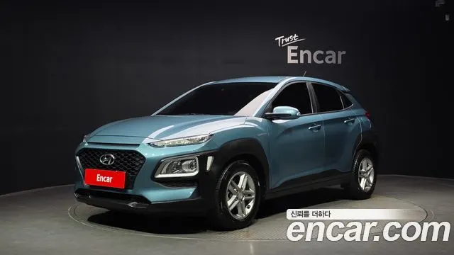 HYUNDAI KONA 2019 — 148 634 км, синий, Корея — под ключ — фото 1
