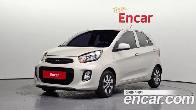 KIA MORNING 2016 — 34 840 км, белый-перламутр, Корея — под ключ — фото 1