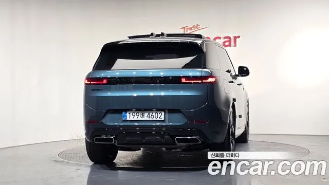 LAND ROVER RANGE ROVER SPORT 2025 — 9 247 км, бирюзовый, Корея — под ключ — фото 4