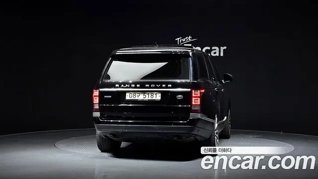 LAND ROVER RANGE ROVER 2017 — 116 405 км, чёрный, Корея — под ключ — фото 4