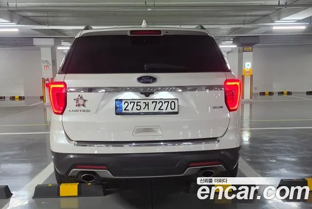 FORD EXPLORER 2018 — 65 600 км, белый, Корея — под ключ — фото 4