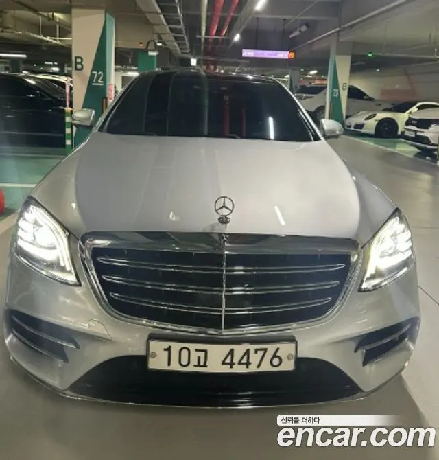 MERCEDES-BENZ S-CLASS W222 2018 — 53 689 км, серебристый, Корея — под ключ — фото 2