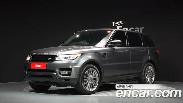 LAND ROVER RANGE ROVER SPORT 2014 — 140 533 км, серый, Корея — под ключ — фото 1