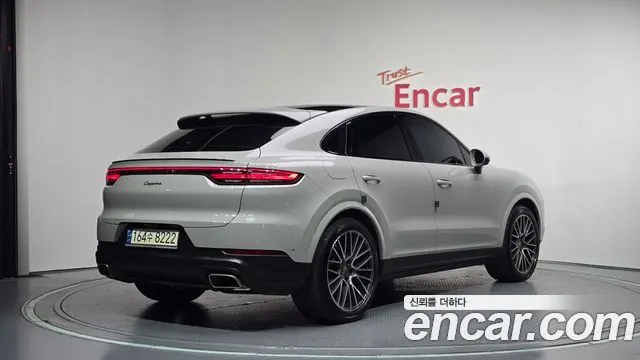 PORSCHE CAYENNE 2021 — 85 365 км, серебристо-серый, Корея — под ключ — фото 2