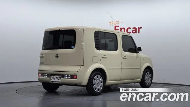 NISSAN CUBE 2008 — 42 497 км, белый-перламутр, Корея — под ключ — фото 2