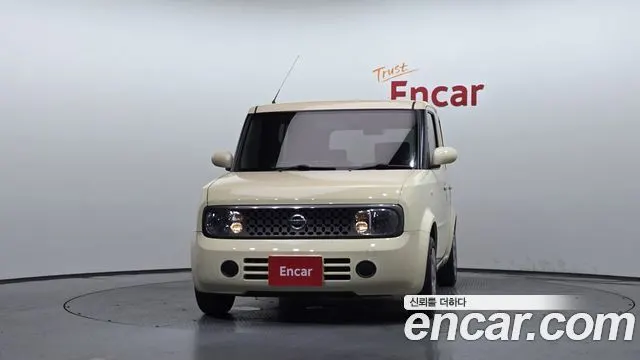 NISSAN CUBE 2008 — 42 497 км, белый-перламутр, Корея — под ключ — фото 3