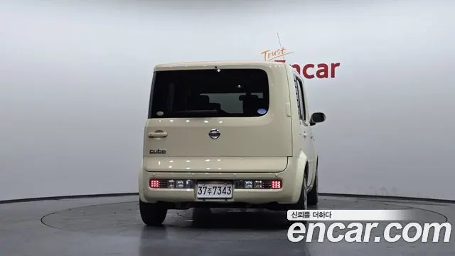 NISSAN CUBE 2008 — 42 497 км, белый-перламутр, Корея — под ключ — фото 4