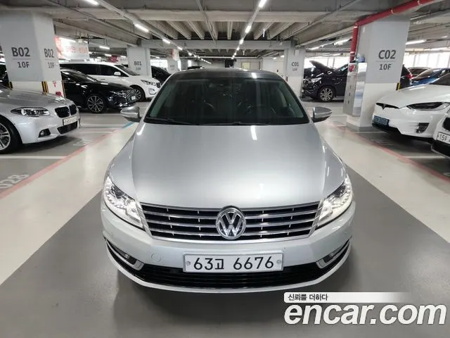 VOLKSWAGEN CC 2015 — 99 940 км, серебристый, Корея — под ключ — фото 2