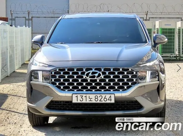 HYUNDAI SANTA FE 2021 — 108 872 км, серебристо-серый, Корея — под ключ — фото 2