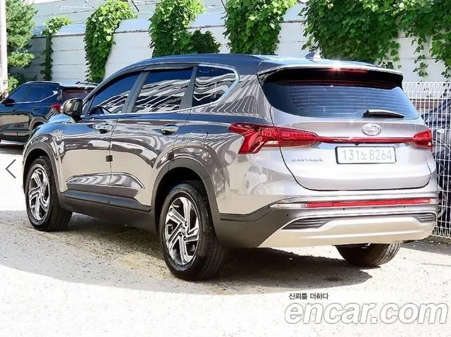 HYUNDAI SANTA FE 2021 — 108 872 км, серебристо-серый, Корея — под ключ — фото 3