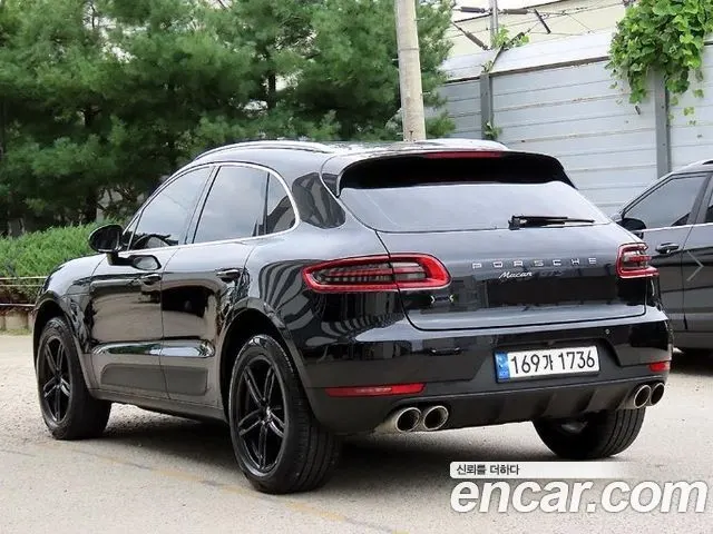 PORSCHE MACAN 2015 — 198 587 км, чёрный, Корея — под ключ — фото 3