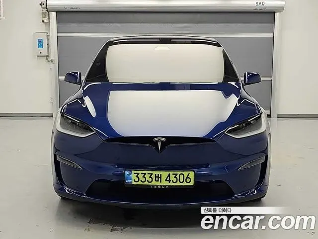 TESLA MODEL X 2023 — 47 976 км, синий, Корея — под ключ — фото 2