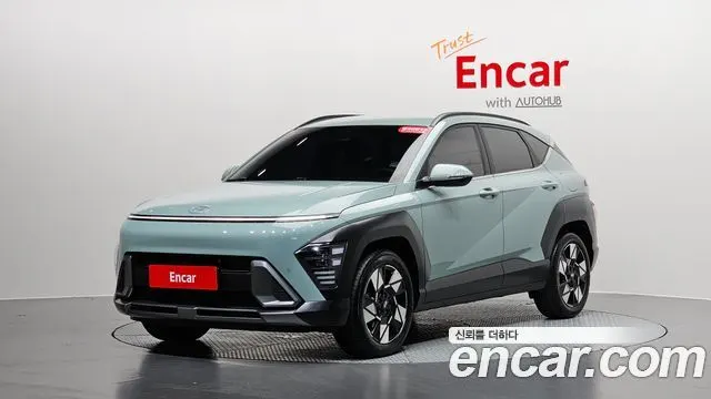 HYUNDAI KONA HYBRID 2025 — 33 342 км, зелёный, Корея — под ключ — фото 11