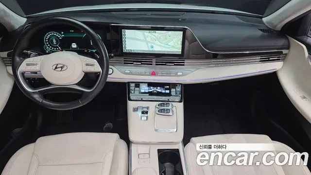 HYUNDAI GRANDEUR HYBRID 2023 — 189 793 км, белый, Корея — под ключ — фото 7