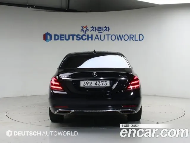 MERCEDES-BENZ S-CLASS W222 2019 — 58 432 км, чёрный, Корея — под ключ — фото 4