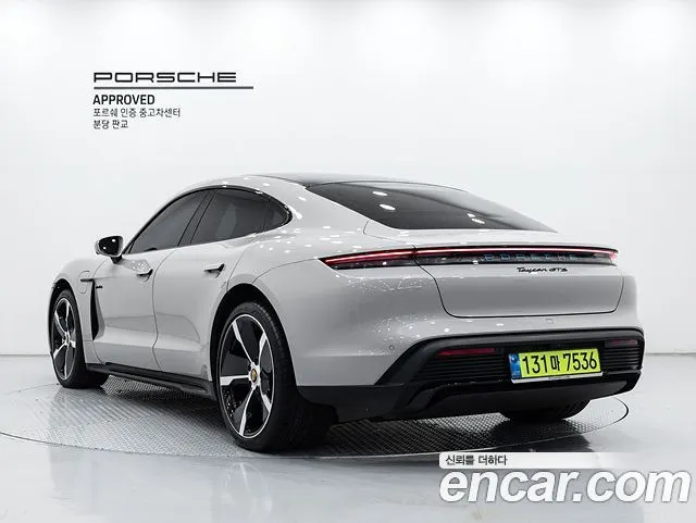 PORSCHE TAYCAN 2024 — 22 040 км, белый-перламутр, Корея — под ключ — фото 2