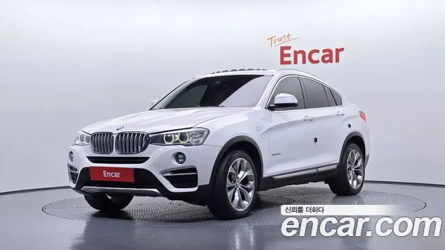 BMW X4 2016 — 138 282 км, белый, Корея — под ключ — фото 1