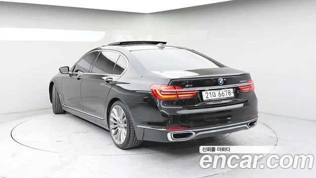 BMW 7 SERIES 2018 — 102 769 км, чёрный, Корея — под ключ — фото 2