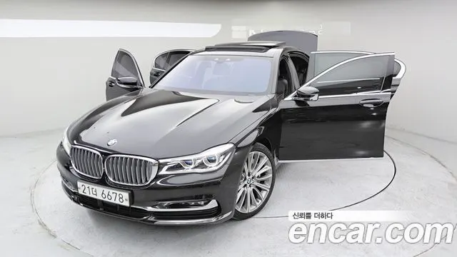 BMW 7 SERIES 2018 — 102 769 км, чёрный, Корея — под ключ — фото 4