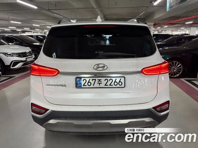 HYUNDAI SANTA FE 2020 — 201 572 км, белый, Корея — под ключ — фото 3