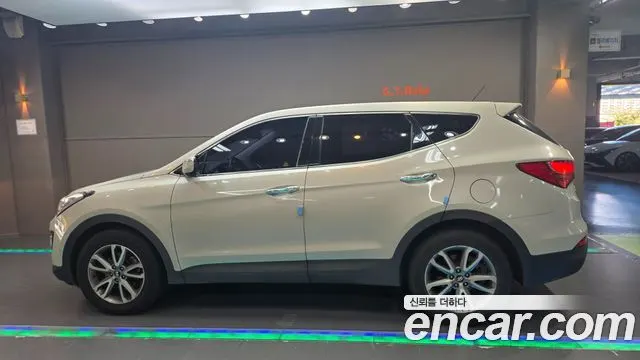 HYUNDAI SANTA FE 2013 — 192 172 км, белый-перламутр, Корея — под ключ — фото 6